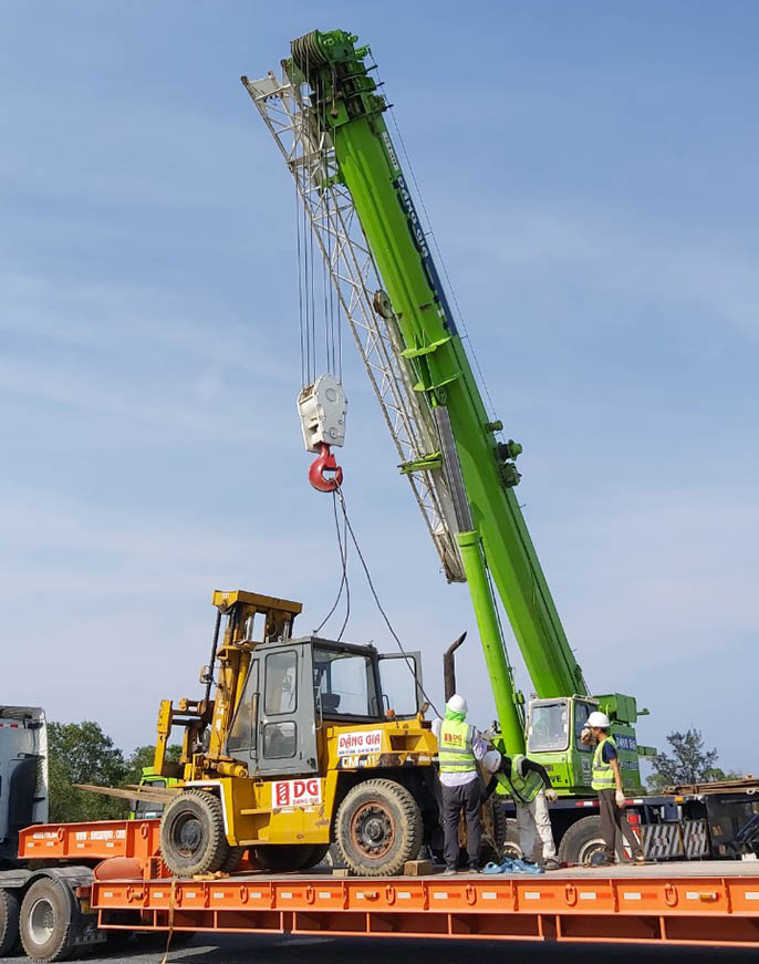 rental crane in dong nai