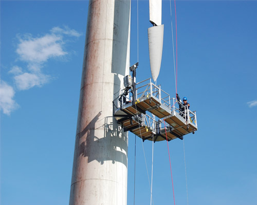 Wind turbine cleaning service in Vietnam