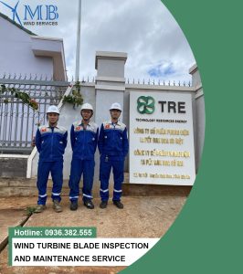 Kiem tra Sua chua canh Tuabin tai Nha may Dien gio Ia Pet Dak Doa 1 & 2