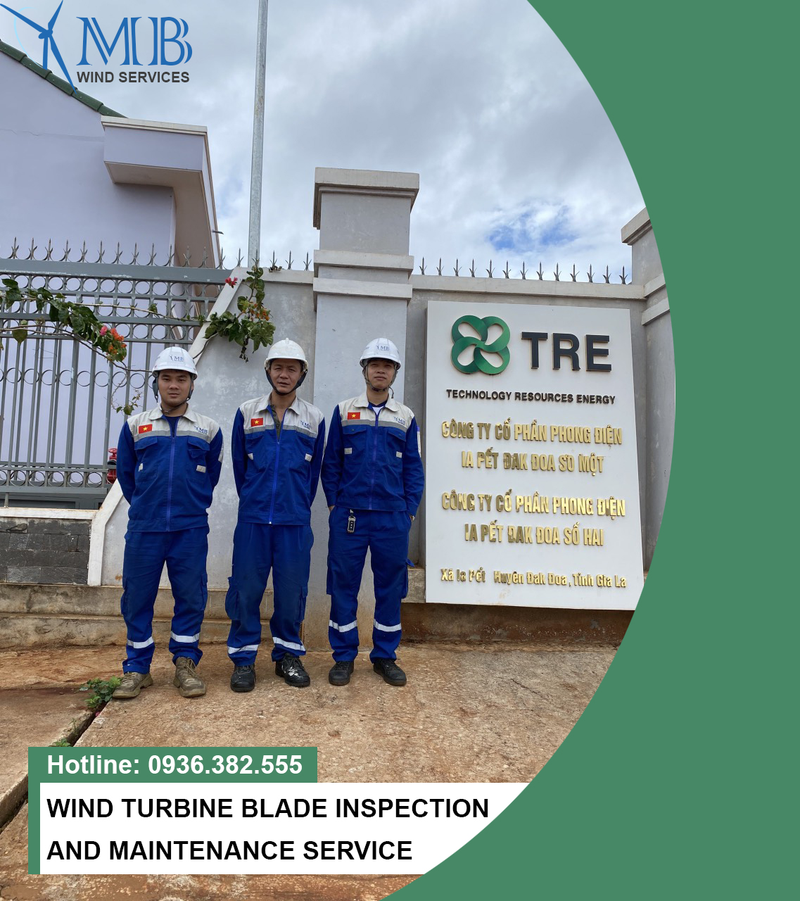 Kiem tra Sua chua canh Tuabin tai Nha may Dien gio Ia Pet Dak Doa 1 & 2