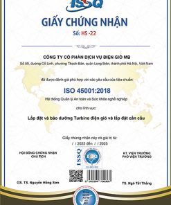 Chứng nhận iso 45001 - 2018