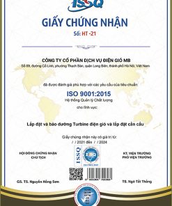 Chứng nhận iso 9001 - 2015