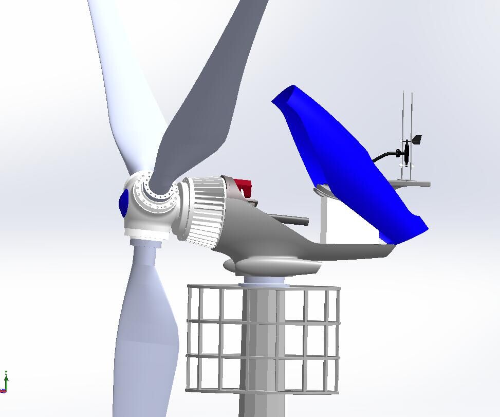 Tuabin gió mới chi phí thấp, có công suất 5kw, 10kw, 20kw, 30KW
