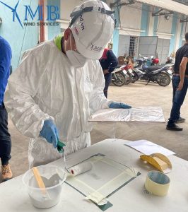 Đào Tạo Kiểm Tra và Sửa Chữa Cánh Tuabin Tại MBWIND 5 MBWIND tổ chức đào tạo kiểm tra và sửa chữa cánh Tuabin tại Việt Nam